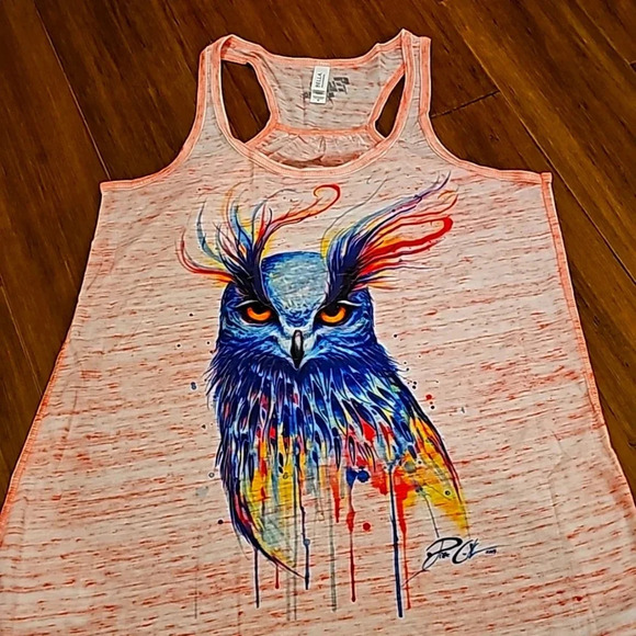 Moody owl tank - Picture 2 of 2